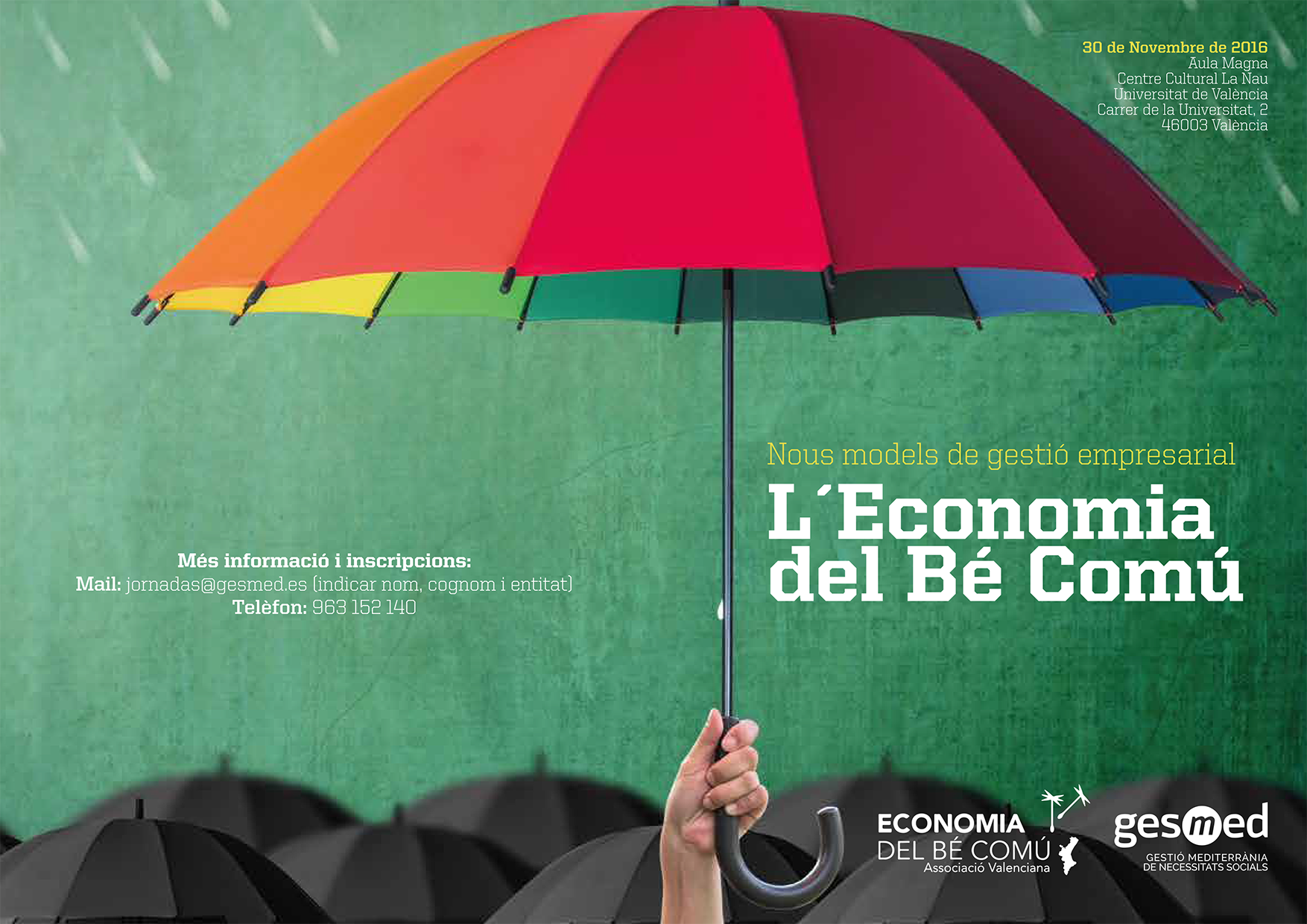 Lee más sobre el artículo Jornada «L’Economia del Bé Comú»